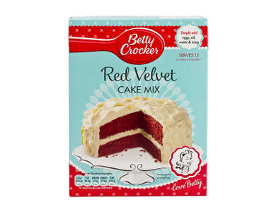 Betty Crocker Red Velvet tortamix