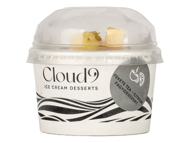 Cloud fekete tea-citrom 9 fagylaltdesszert