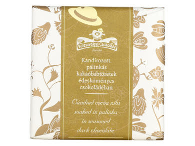 Rózsavölgyi pálinkás-kakaóbabos csoki
