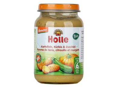 Holle Bio cukkini, sütőtök burgonyával