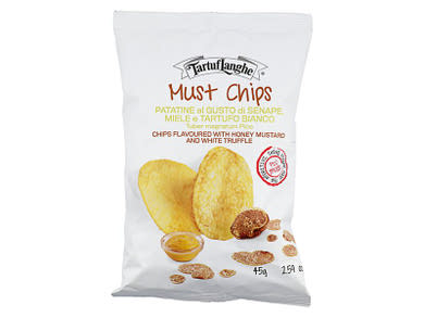 Tartuflanghe chips mustár, méz és fehér szarvasgomba ízesítéssel