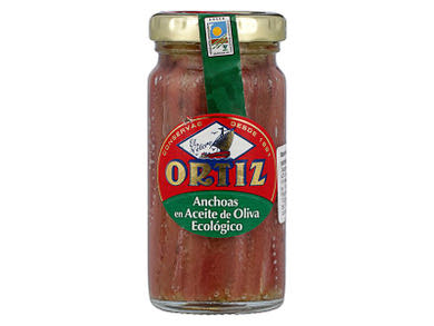 Ortiz bio szardella bio olívaolajban