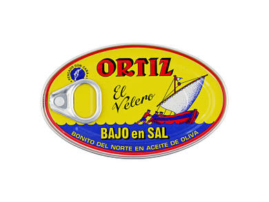 Ortiz Bonito tonhal olíva olajban (alacsony sótartalommal)