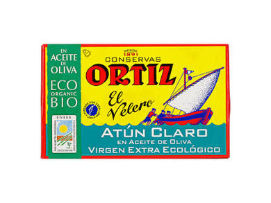 Ortiz Atun Claro bio tonhal olívaolajban