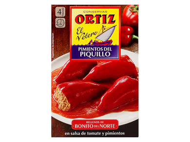 Ortiz Pimientos Piquillo paprika tonhallal töltve