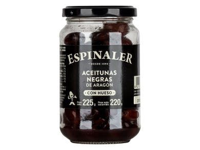 Espinaler Aceitunas negras de Aragón con hueso