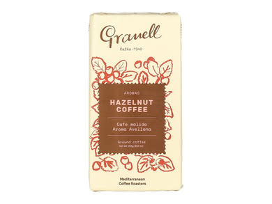 Granell Cafes Mogyorós ízesítésű természetes pörkölésű őrölt kávé 250g