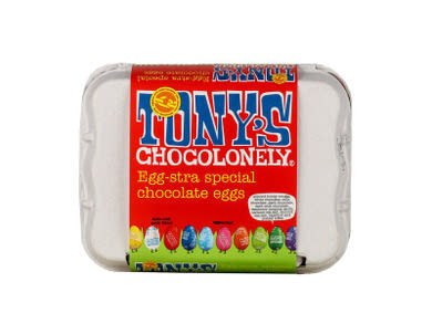Tony's Chocolonely Egg-stra húsvéti csoki tojások