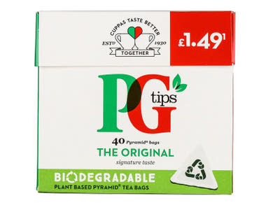 PG Tips filteres tea(40db )