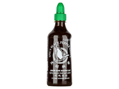 Sriracha fekete bors szósz