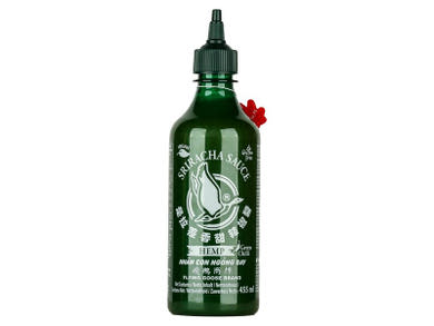 Flying Goose Sriracha zöld chili szósz kenderrel