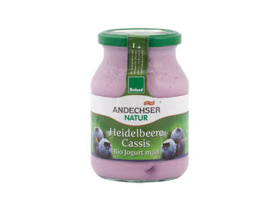 Andechser joghurt áfonya-ribizli