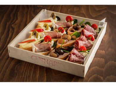 Nyitott szendvics box
