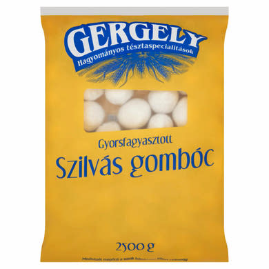 Gergely Hagyományos Tésztaspecialitások Gyorsfagyasztott Szilvás Gombóc
