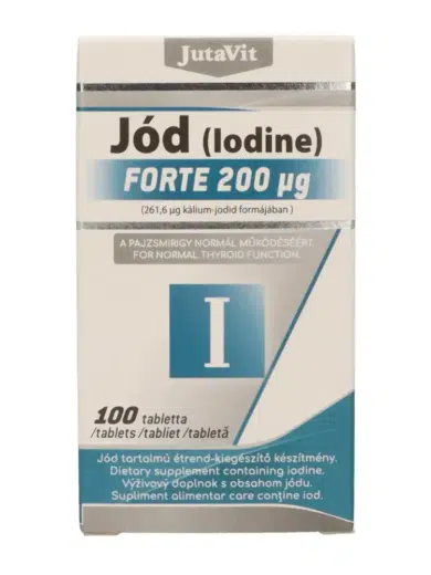 JutaVit Jód 200 mcg Forte tabletta