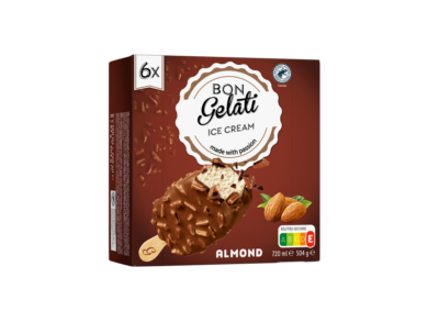 Gelatelli Fusion pálcikás jégkrém mandulás 3x90 ml