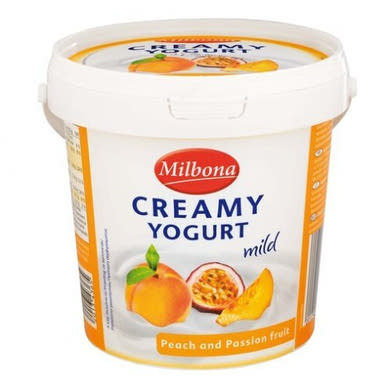 Milbona joghurt vödörben barack-maracuja, 1 kg