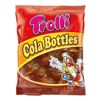 Trolli gluténmentes Colás üveg gumicukor
