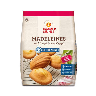 Hammermühle gluténmentes madeleines