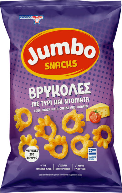 Jumbo gluténmentes kukorica snack sajtos&paradicsomos