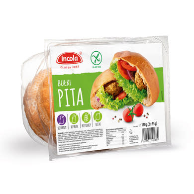 Incola vegán, gluténmentes pita kenyér