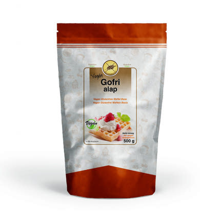 Dia-Wellness vegán, gluténmentes gofripor