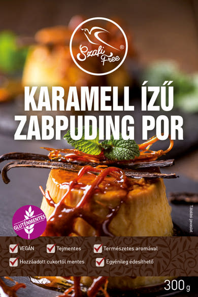 Szafi Free karamell ízû zabpuding por