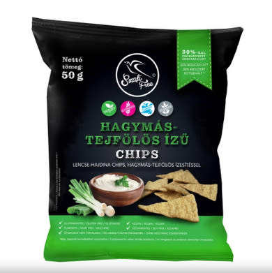 Szafi Free hagymás-tejfölös ízû chips