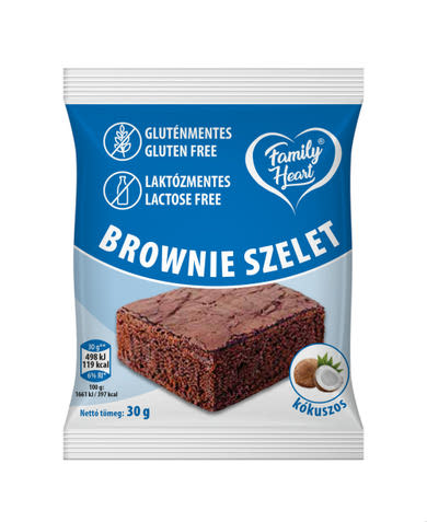 Family Heart gluténmentes Brownie - kókusz ízû