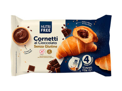 Nutri Free gluténmentes csokikrémmel töltött croissant