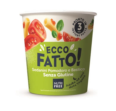 Nutri Free gluténmentes Paradicsomos Bazsalikomos instant tészta