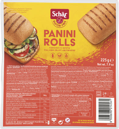 Schär gluténmentes Panini Rolls