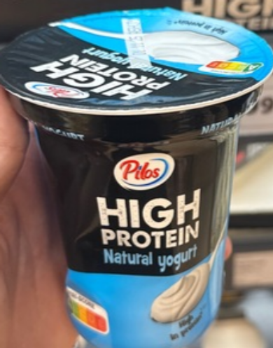 Pilos High Protein joghurt natúr