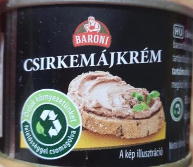 Baroni Csirkemájkrém