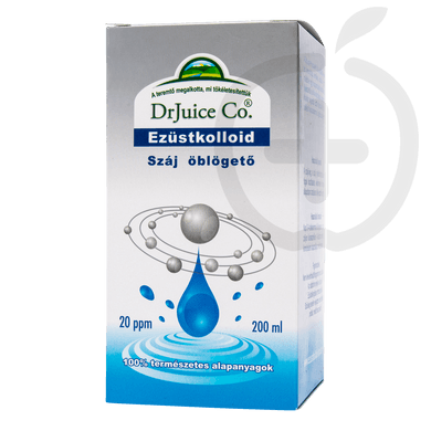 Dr. Juice Ezüstkolloid száj- és toroköblítő 200 ml