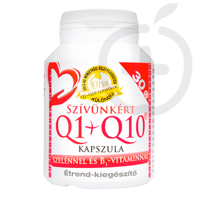 Celsus Szívünkért Q1+Q10 kapszula szelénnel és B1-vitaminnal 30 db