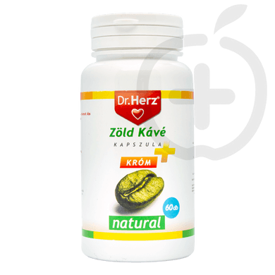 Dr. Herz Zöld kávé +Króm +C-vitamin kapszula