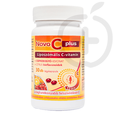 Novo C Plus Liposzómális C-vitamin lágykapszula csipkebogyó kivonattal