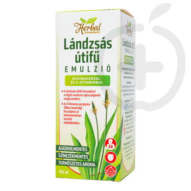 InnoPharm Herbal Lándzsás útifű szirup echinaceával és C-vitaminnal 150 ml