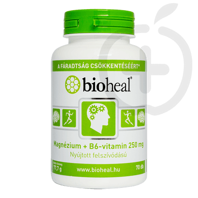 Bioheal Szerves magnézium + B6 retard tabletta