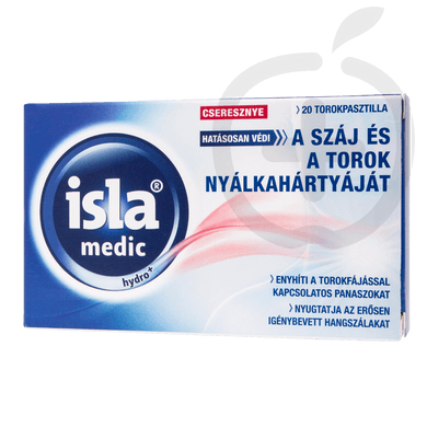Isla-Medic Hydro+ szopogató tabletta