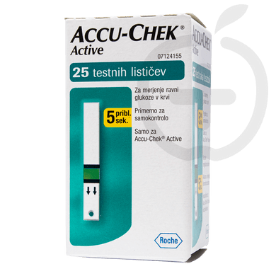 Accu-Chek Active Glucose tesztcsík 25 db
