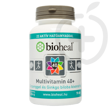 Bioheal multivitamin 40+ filmtabletta 40 év felettieknek 135 g