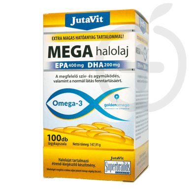 JutaVit MEGA halolaj Omega-3