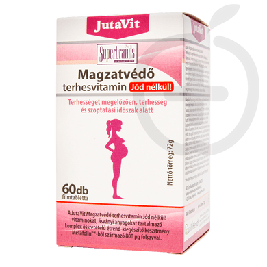 Jutavit jód nélküli magzatvédő terhesvitamin tabletta