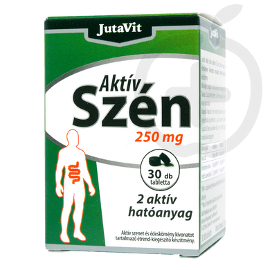 JutaVit Aktív Szén tabletta 250 mg