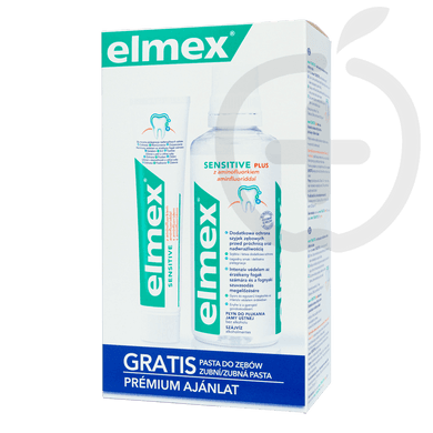 Elmex Sensitive szájvíz 400 ml + fogkrém 75 ml