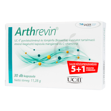Arthrevin Uc-II étrend-kiegészítő kapszula 30 db