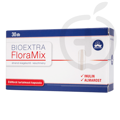 Bioextra Floramix élőflóra inulin kapszula 30 db