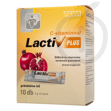 Lactiv Plus élőflórát tartalmazó étrend-kiegészítő granulátum
